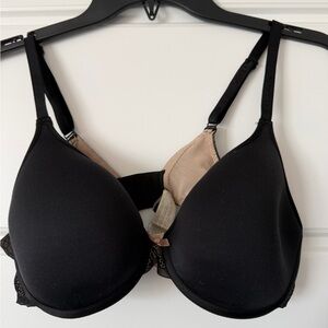 Chantelle Black and Tan Women's Bra